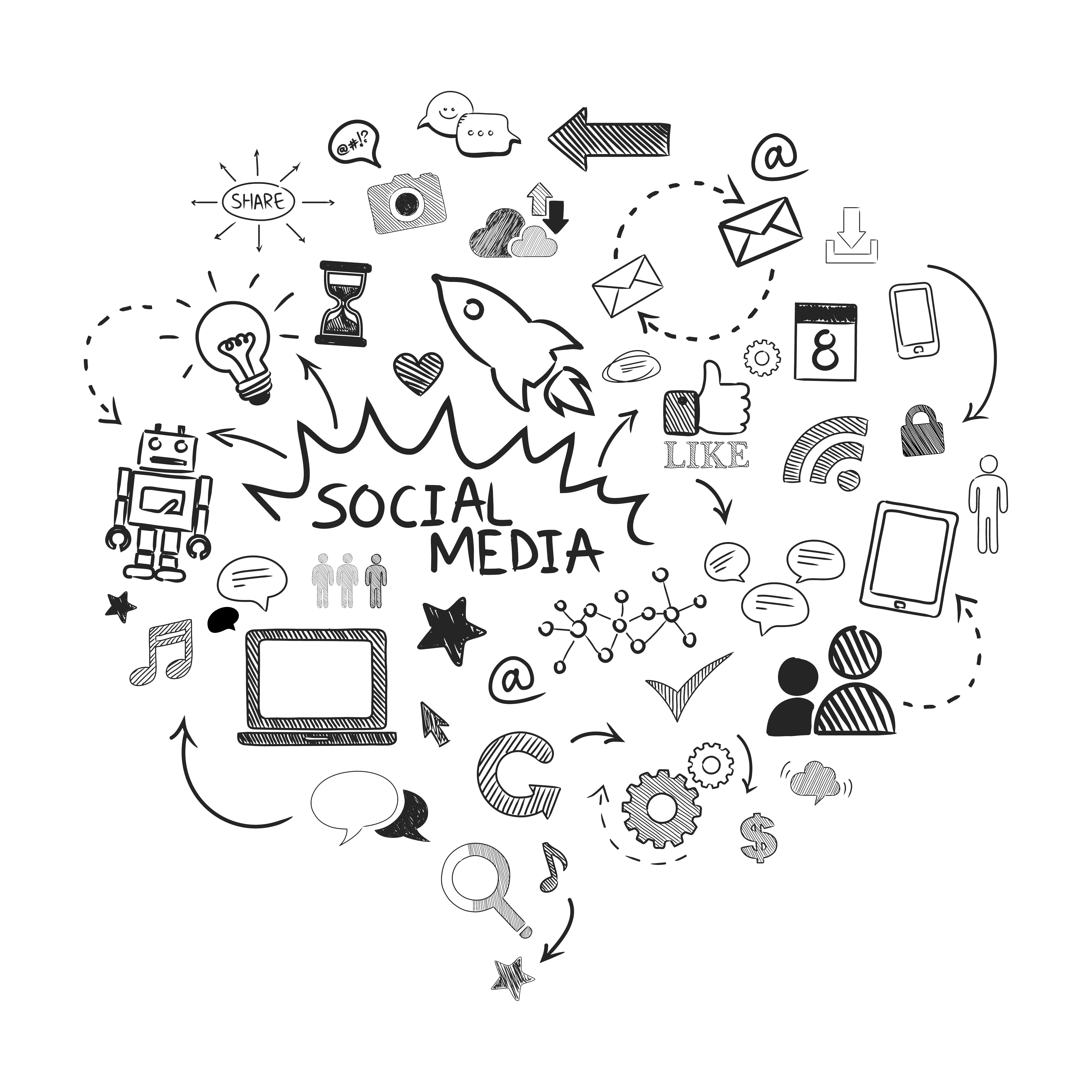 Social Media Illustration